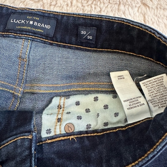 Lucky Brand 223 Straight Size 30x30 Dark Blue Jeans - Picture 8 of 10